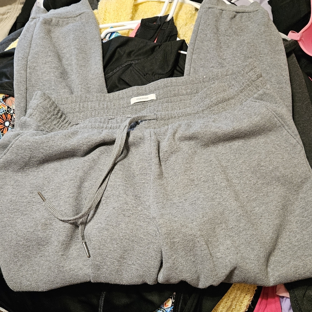 Maurices Gray Track Jogger Pants